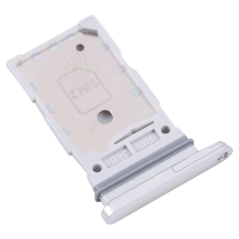 For Samsung Galaxy S21 FE 5G SM-G990B Original SIM Card Tray + SIM Card Tray (White)