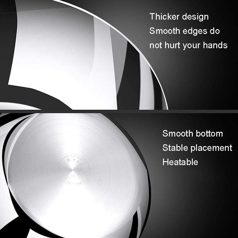 Kacheeg 316 Stainless Steel Basin Food Grade Thickened Kitchen Kneading Basin, Size: 30cm