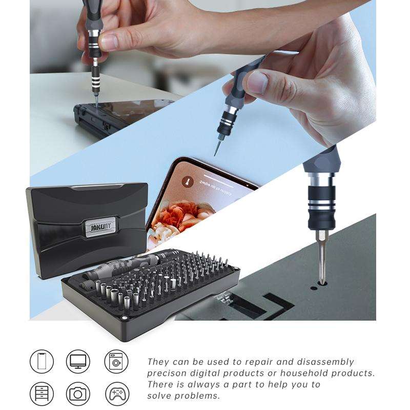 JAKEMY JM-8176 106 in 1 Watch Mobile Phone Disassembly and Repair Tool Kit