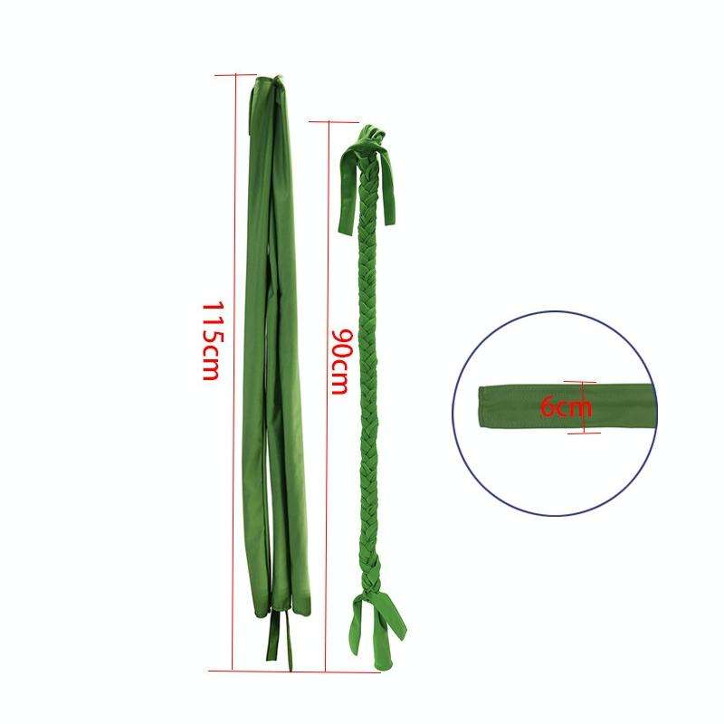 Horse Protective Supplies Ponytail Anti-Mosquito Fossil Warming Horse Tail Package(Black)