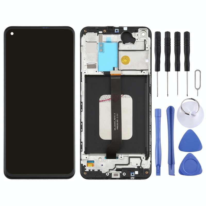 Original PLS TFT LCD Screen for Galaxy M40 Digitizer Full Assembly with Frame