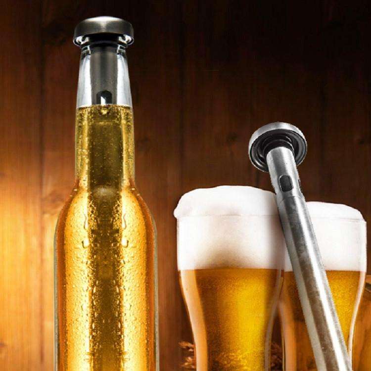 2 PCS 304 Stainless Steel Quick Freezing Ice Wine Cooler Portable Cooling Rod Cooling Wine Rod