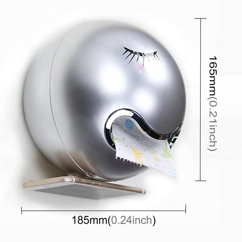 Creative Tryitgo Expressions Pattern Bathroom Waterproof Toilet Paper Tray Tissue Holder, Size: 1...