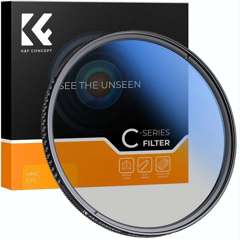 K&F CONCEPT KF01.1442 82mm MC CPL Filter Ultra Slim Optics Multi Coated Circular Polarizer Camera...