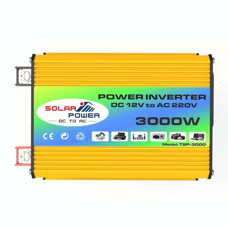 Tang I Generation 12V to 110V 3000W Modified Square Wave Intelligent Car Power Inverter with Dual...