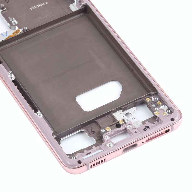 For Samsung Galaxy S21  Middle Frame Bezel Plate (Pink)