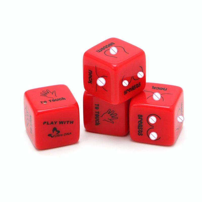 2 PCS Creative English Fun Dice Bar Family Party Game Tools
