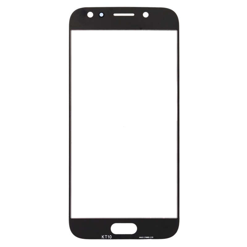 For Samsung Galaxy J7 (2017) / J730 10pcs Front Screen Outer Glass Lens (Rose Gold)