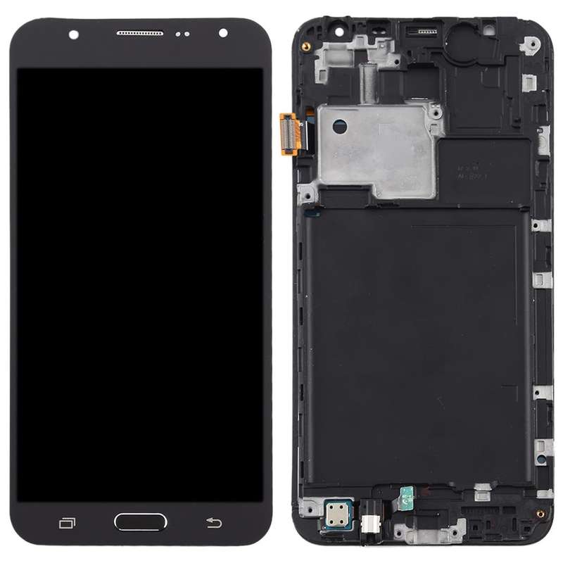 TFT LCD Screen for Galaxy J7 (2015) / J700F Digitizer Full Assembly with Frame (Black)