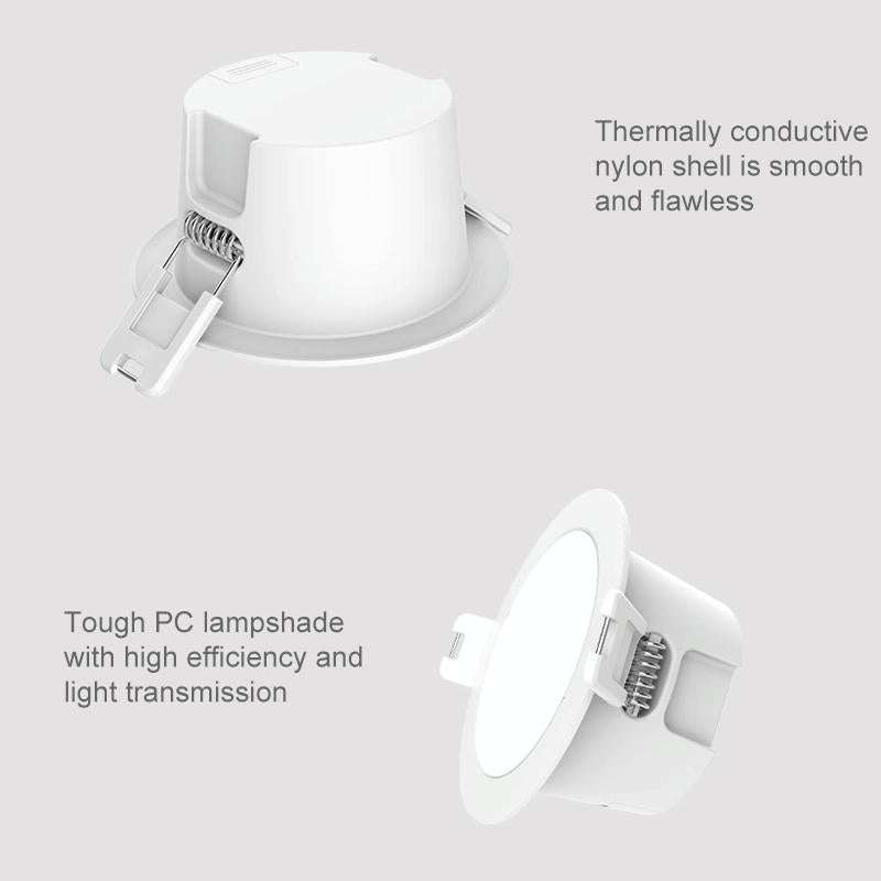 Original Xiaomi Mijia 220V 4W Adjustable Brightness LED Downlight, 2700- 6500K, Bluetooth MESH Ve...