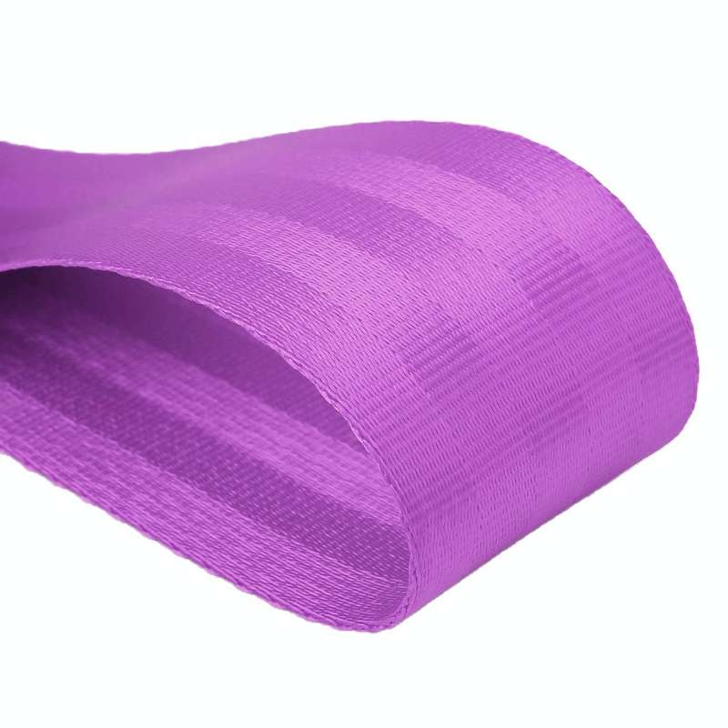 Car Modified Polyester Seat Belt Harness Racing Safety Seat Belt, Length: 3.6m (Purple)