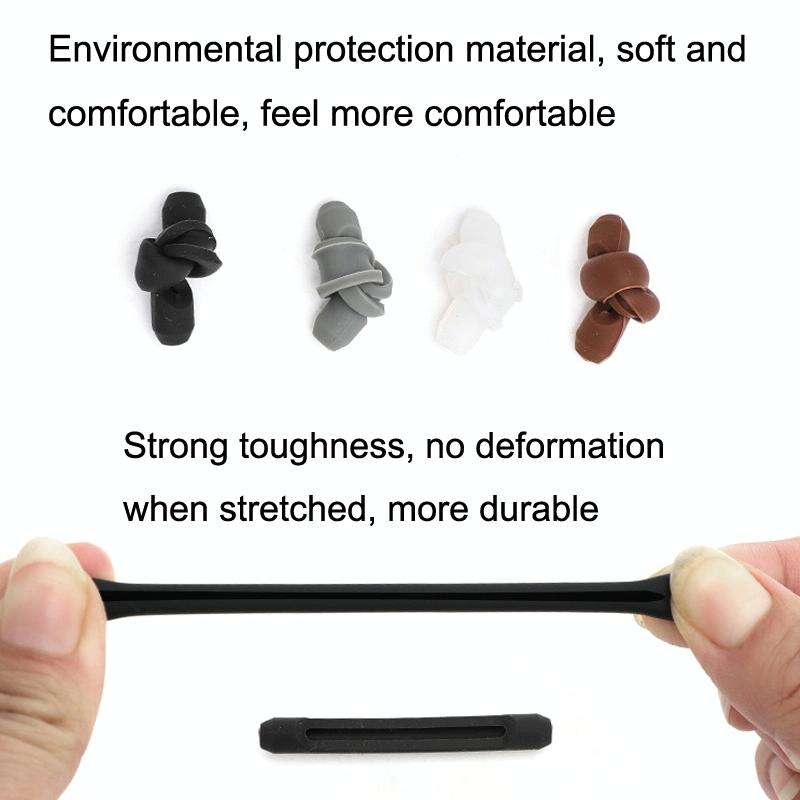 20pairs Silicone Non-Slip Glasses Foot Cover Frame Mirror Leg Decompression Anti-Drop Anti-Allerg...
