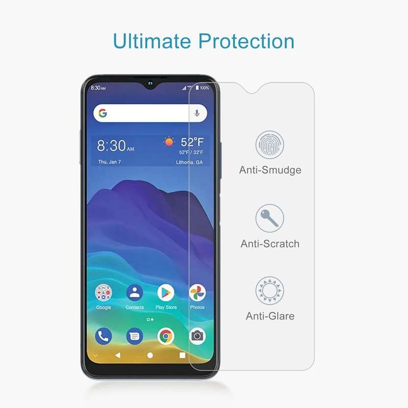 For ZTE Blade 11 Prime 50 PCS 0.26mm 9H 2.5D Tempered Glass Film