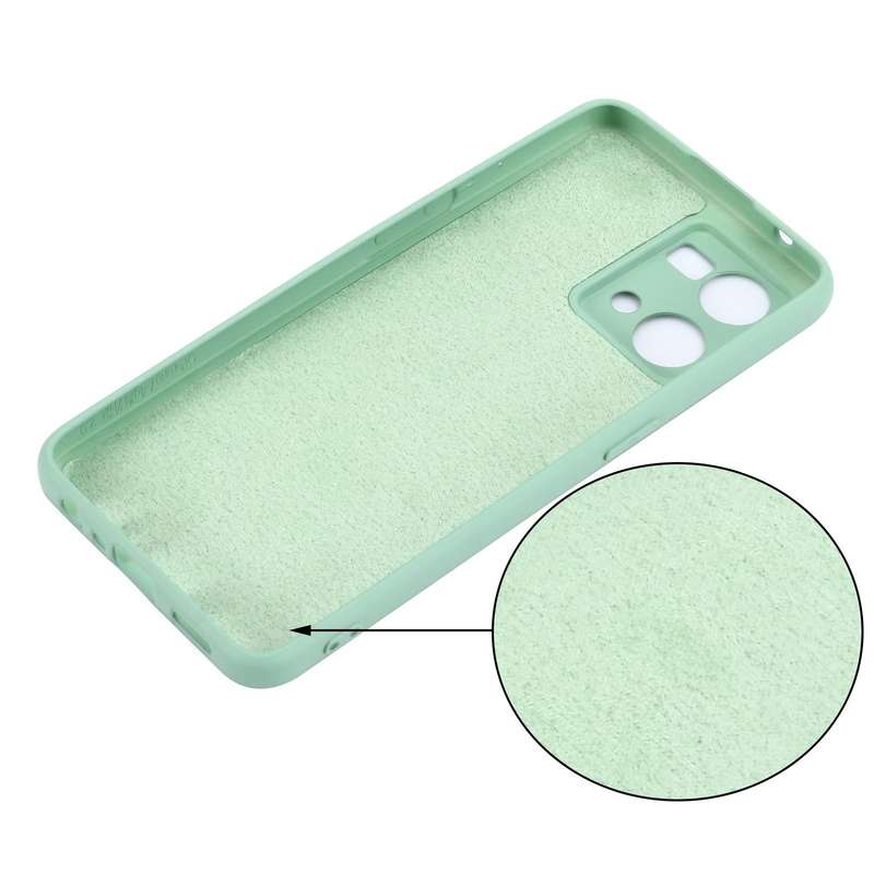 For OPPO Reno 7 4G Global/F21 Pro 4G Pure Color Liquid Silicone Shockproof Full Coverage Phone Ca...