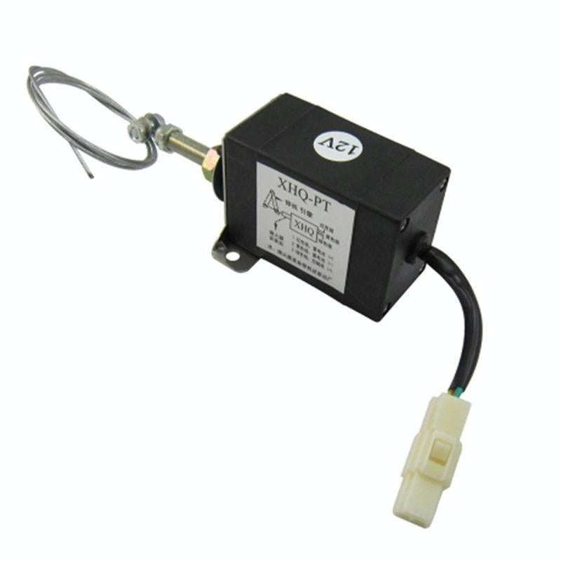 Normally Close DC 12V/24V Diesel Engine Flame Out Device Engine Stop Solenoid Valve XHQ-PT Power ...