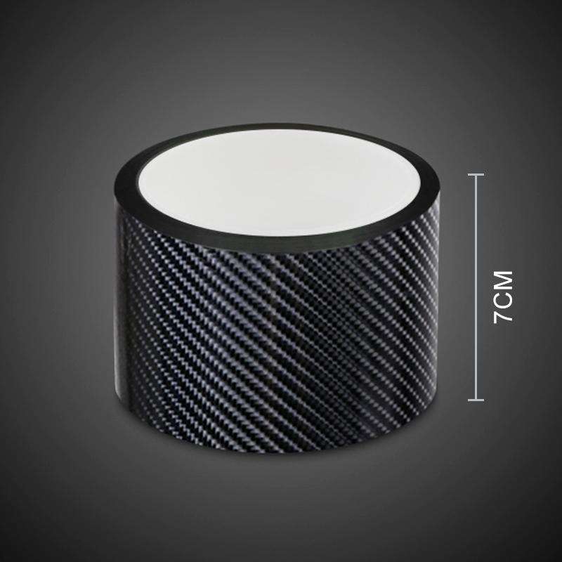 Universal Car Carbon Fiber Door Anti-collision Strip Protection Guards Trims Stickers Tape, Size:...