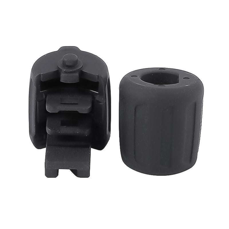 2 PCS Car Multi-functional Steering Wheel Rubber Button for BMW F10 / F07 / F02, Left and Right D...