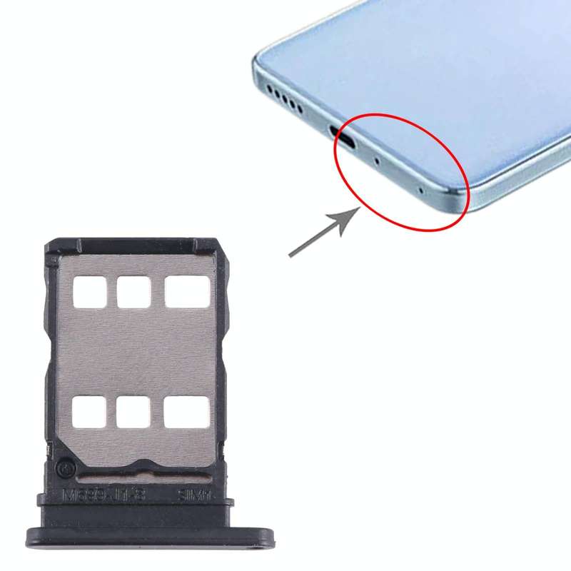 For Huawei Enjoy 50 Pro SIM Card Tray (Black)