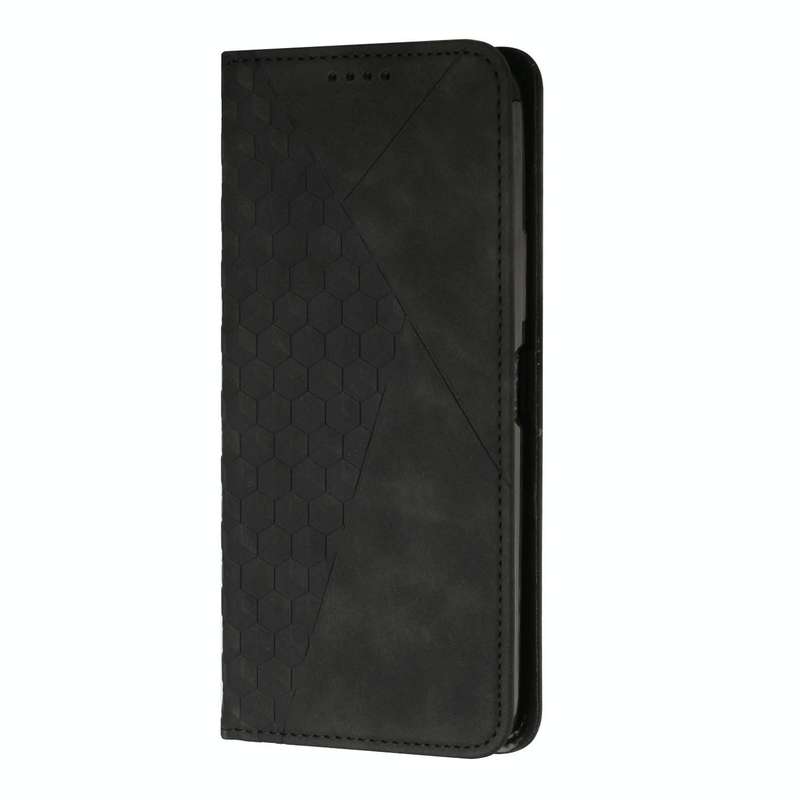 For Xiaomi 12T/12T Pro/Redmi K50 Ultra Diamond Splicing Skin Feel Magnetic Leather Phone Case(Black)