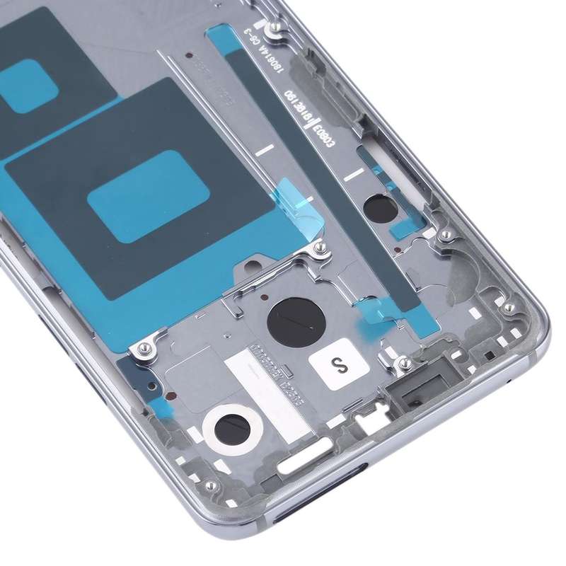 Front Housing LCD Frame Bezel Plate for LG G7 ThinQ / G710 (Silver)