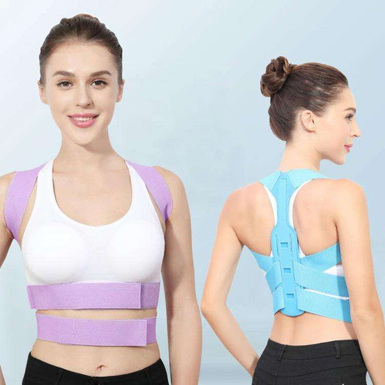 Humpback Correction Belt Back Posture Corrector, Specification: S(050 Adult Blue)