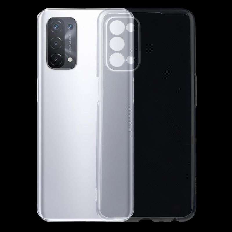 For OPPO A74 5G 0.75mm Ultra-thin Transparent TPU Soft Protective Case