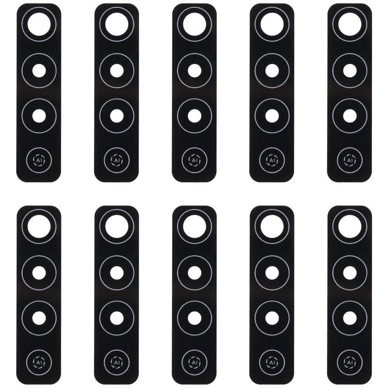 For Tecno Camon 17 CG6 10pcs Back Camera Lens