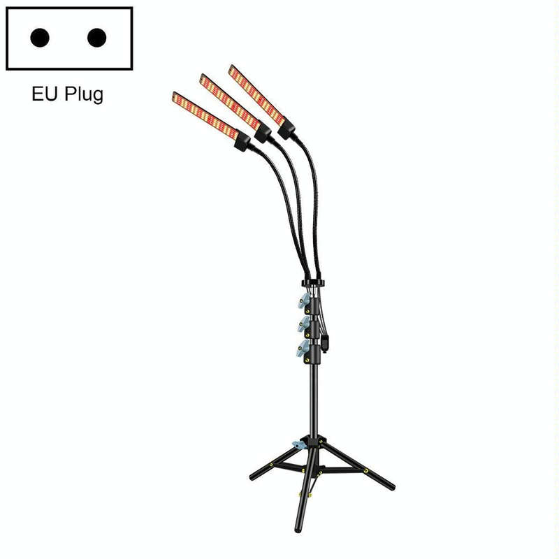 LED Growth Lamp Full-Spectrum Floor Tripod Plant Lamp Indoor Breeding Folding Filling Light, Spec...