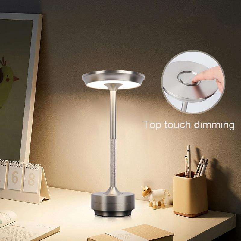 Rechargeable Desk Lamp Removable Desk Lamp Bar Atmosphere Night Light(Black)