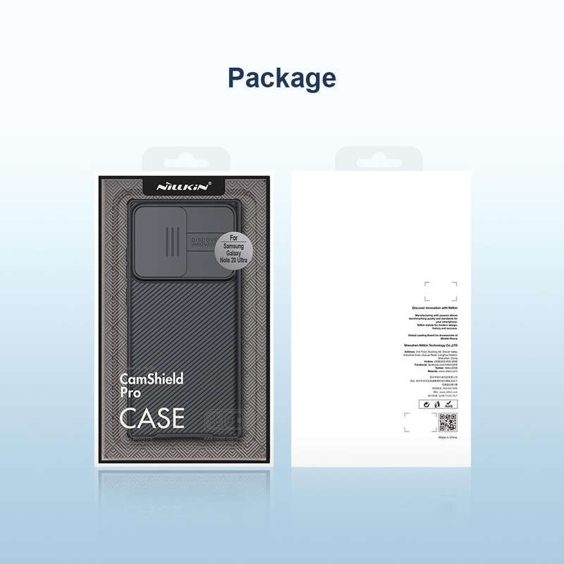 For Samsung Galaxy Note 20 Ultra NILLKIN Black Mirror Pro Series Camshield Full Coverage Dust-pro...