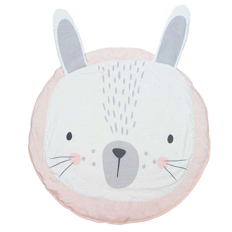 Baby Infant Play Mats Kids Crawling Carpet Floor Rug Baby Bedding Rabbit Blanket Cotton Game Pad ...