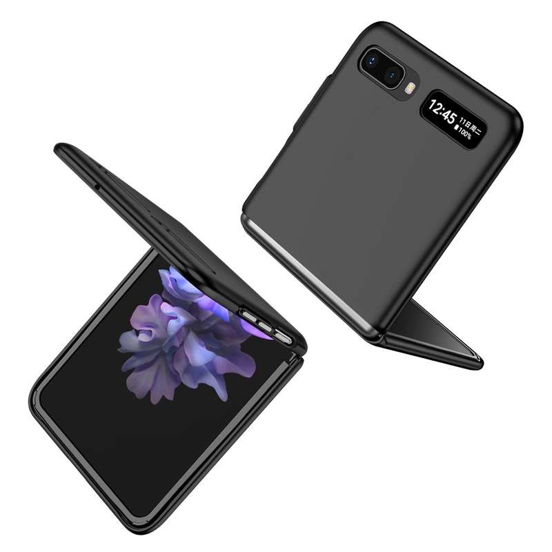 For Samsung Galaxy Z Flip 5G Armor Foldable Phone Case(Black)