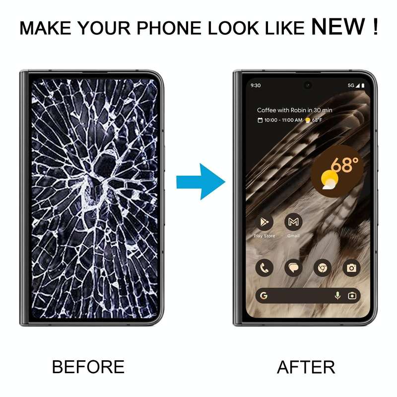 For Google Pixel Fold G9FPL Original LCD Secondary Screen with Digitizer Full Assembly