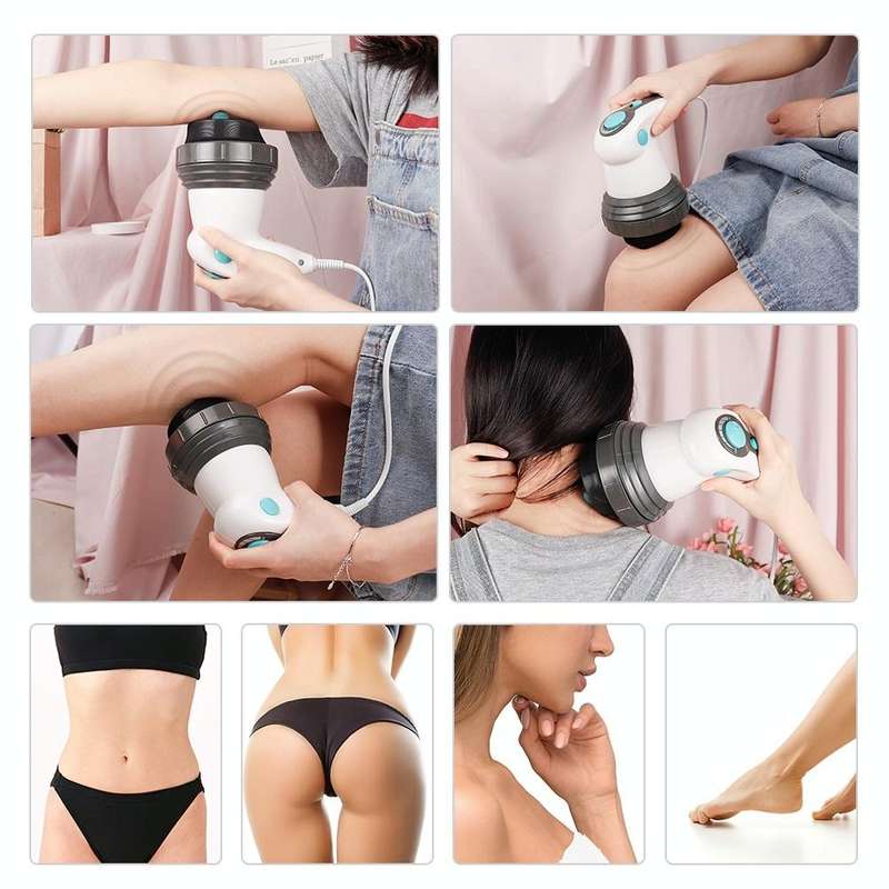 4 in 1 Electric Massager Handheld Fat Pusher Infrared Massager 220V EU Plug
