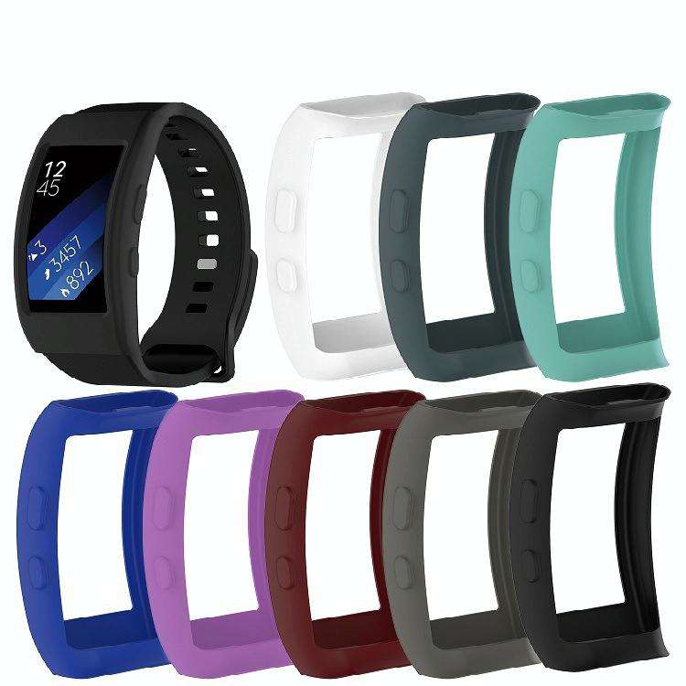 For Galaxy Gear Fit2 / Fit2 Pro R360 Watch Protective Case(Dark Blue)