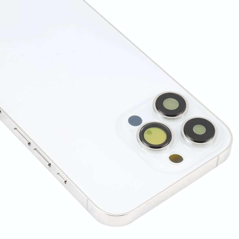 For iPhone 13 Pro Battery Back Cover with Side Keys & Card Tray & Power + Volume Flex Cable & Wir...