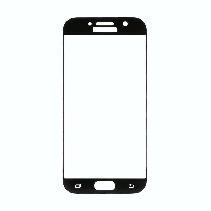 For Galaxy A7 (2017) / A720 0.33mm 9H Surface Hardness Silk-screen Full Screen Tempered Glass Scr...