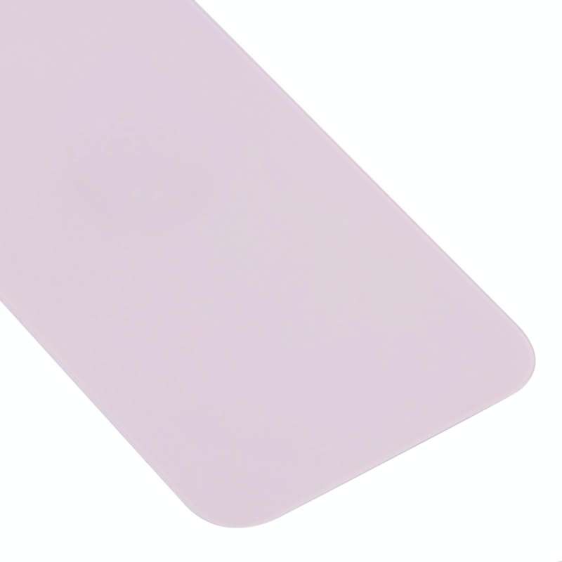 Easy Replacement Big Camera Hole Glass Back Battery Cover for iPhone 13 mini(Pink)