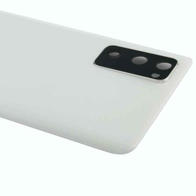 For Samsung Galaxy S20 FE Battery Back Cover with Camera Lens Cover (Silver)