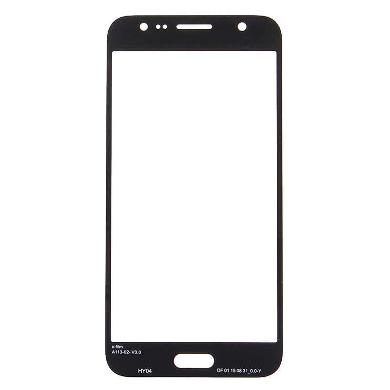 For Samsung Galaxy J5 / J500 10pcs Front Screen Outer Glass Lens (Black)