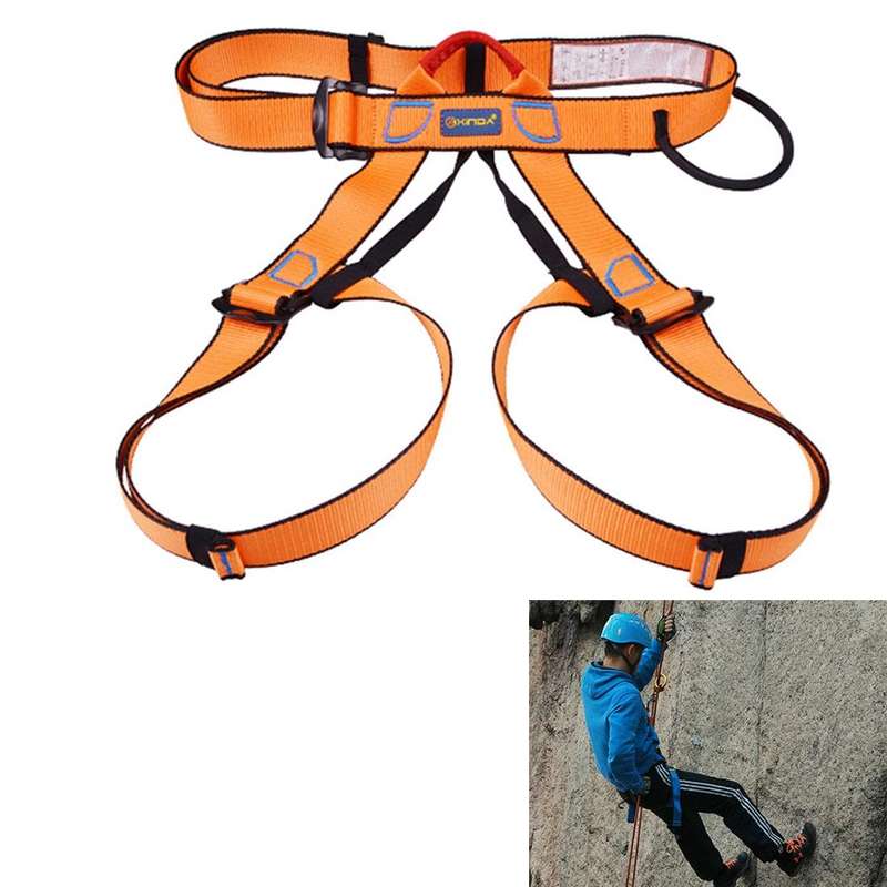 Climbing Harness Safe Seat Belt for Rock High Level Caving Climbing Adjustable Rappelling Equipme...