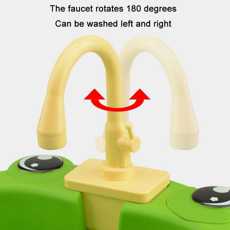 Children Kitchen Toys Electric Circulating Water Dishwasher, Color: Green