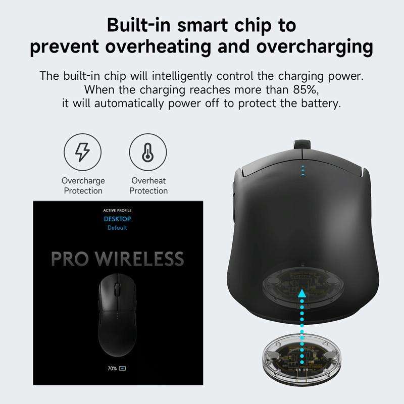 For Logitech G502 / G703 / G403 / G903 / GPW / GPW2 Mouse Wireless Charging Module Flash