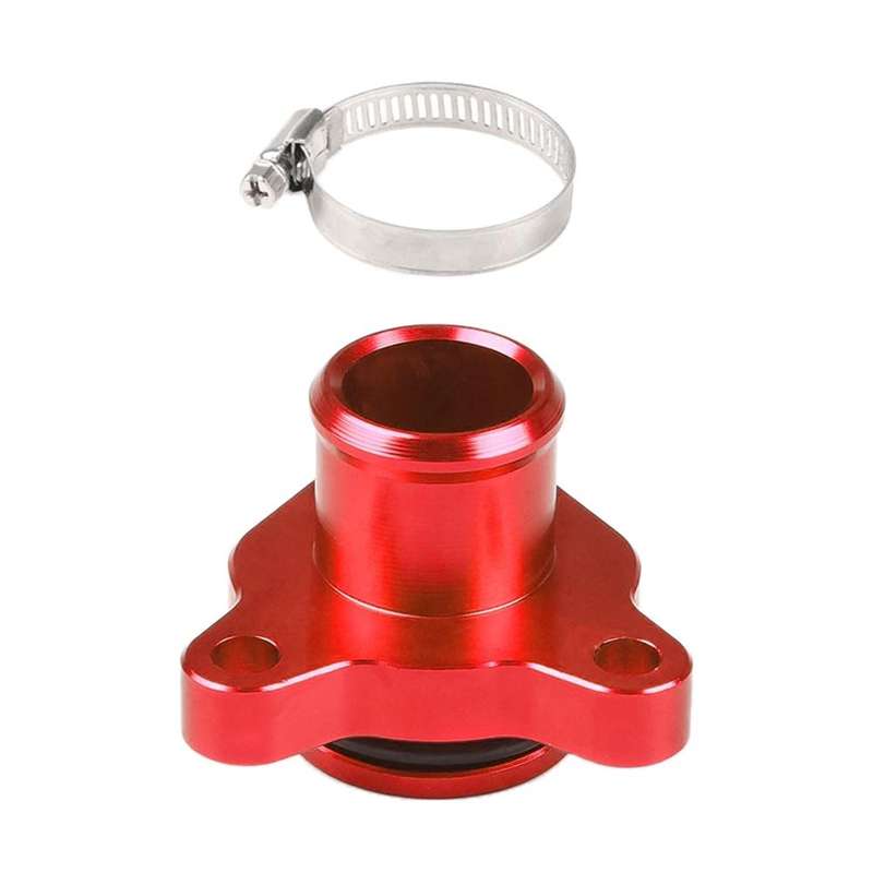 Car Water Hose Joint Pipe Adaptor with Clamps 11537541992 for BMW 335i (Red)