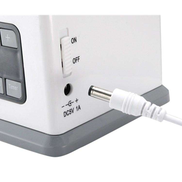 Desktop Air Cooler Battery Plug-in Dual-use Air Conditioning Intelligent Digital Display Mini Air...