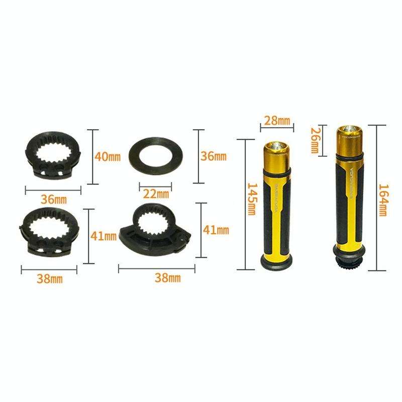 Motorcycle Modification Accessories Hand Grip Cover Handlebar Set(Black)