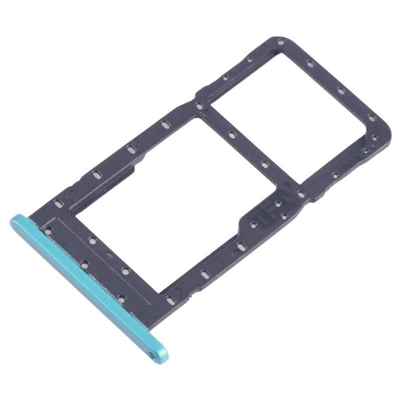 For Alcatel 1SE 2020 5030 SIM Card Tray + Micro SD Card Tray (Green)