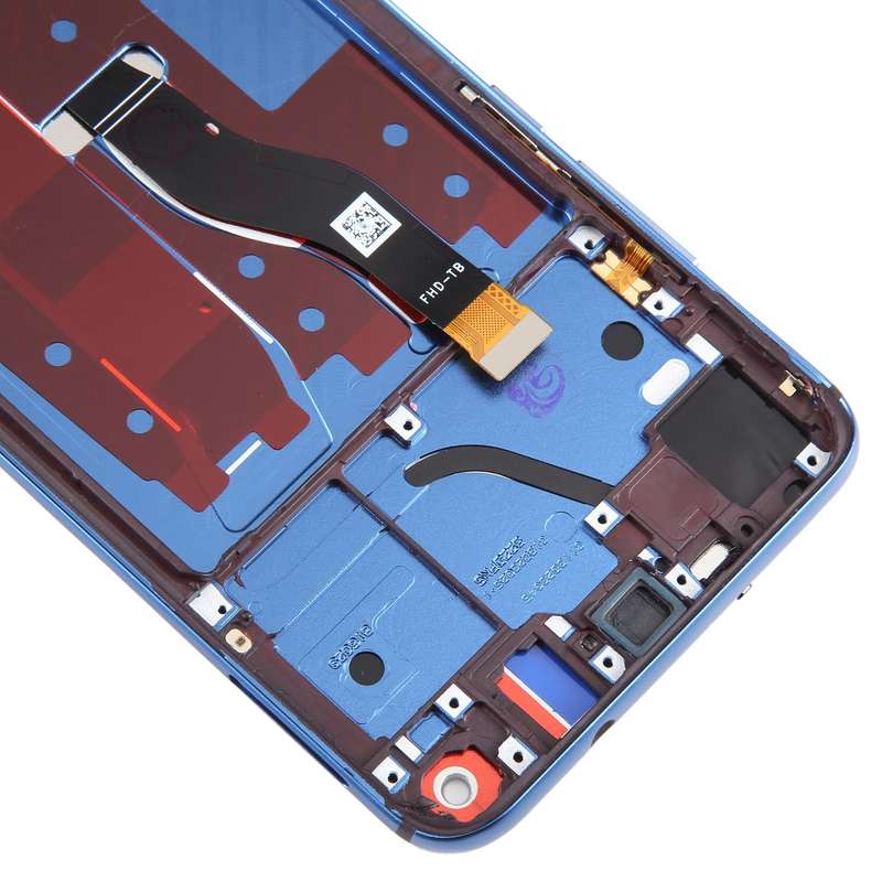 For Honor View 20 Original LCD Screen Digitizer Full Assembly with Frame (Blue)