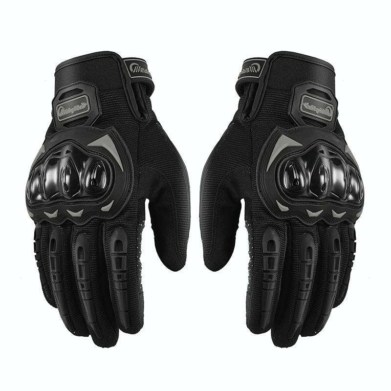 Riding Tribe MCS-17 Motorcycle Gloves Touch Screen Outdoor Riding Gloves, Size: XL(Black)