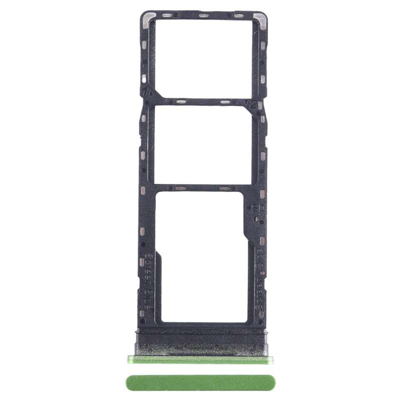 For Infinix Hot 12 Play SIM Card Tray + SIM Card Tray + Micro SD Card Tray (Green)